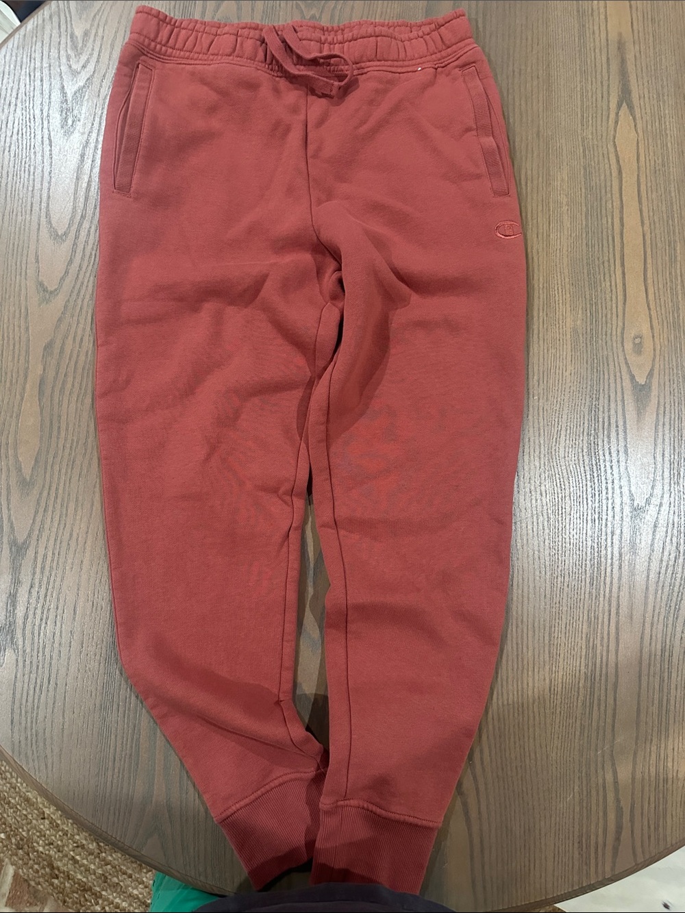 Champion Rust Red Jogger Sweatpants